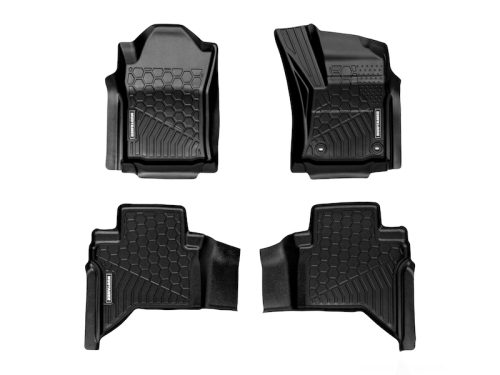 Full set of Mudtamer floor mats for automatic Hilux 2016+